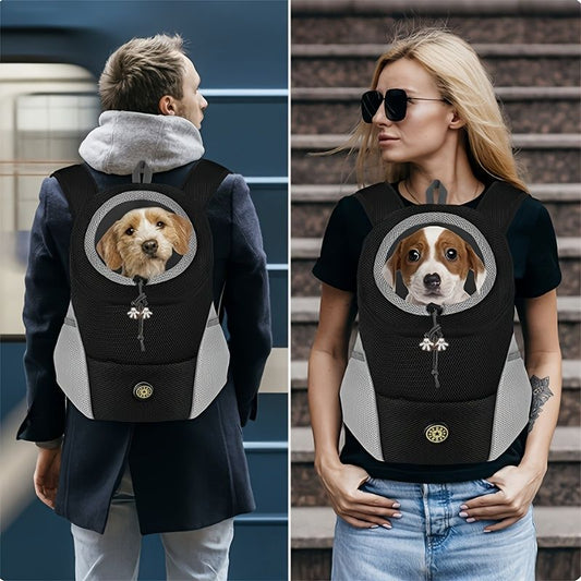 dog carrier backpack, small dog carrier, pet travel backpack, outdoor pet carrier, Australian pet gear, V1102-136-GRA-12724