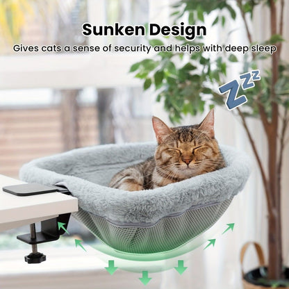 hanging cat bed, cat resting place, space - saving cat bed, cat furniture, high - quality cat bed V1102-136-GRA-45464