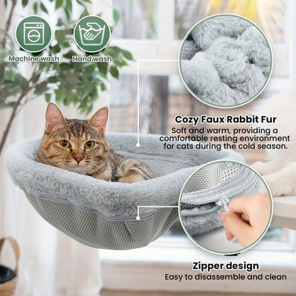 hanging cat bed, cat resting place, space - saving cat bed, cat furniture, high - quality cat bed V1102-136-GRA-45464