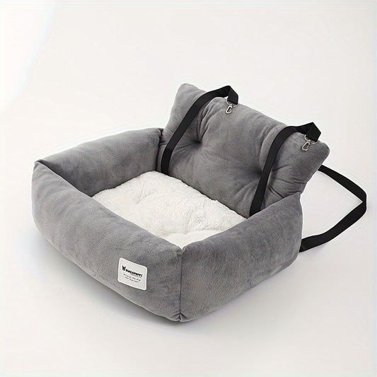 dog bed, plush dog bed, comfortable dog bed, durable dog bed, pet bed, dog furniture, ergonomic dog bed, V1102-136-GRA-77231