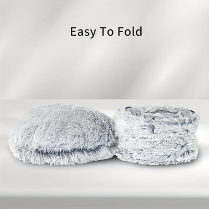 cat bed, fluffy cat bed, cat hide - away bed, multi - cat bed, pet furniture V1102-136-GRE-44379