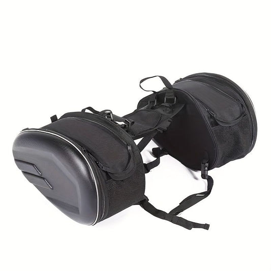 motorcycle side saddlebags, motorcycle storage bags, durable saddlebags, touring luggage, cruiser saddlebags, V1102-139-BLA-01486