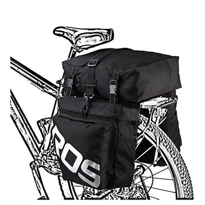 Bicycle Rear Rack Bag Set - Durable & Spacious Cycling Storage-black V1102-139-BLA-02260