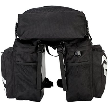 Bicycle Rear Rack Bag Set - Durable & Spacious Cycling Storage-black V1102-139-BLA-02260