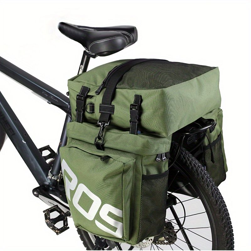 Bicycle Rear Rack Bag Set - Durable & Spacious Cycling Storage-black V1102-139-BLA-02260