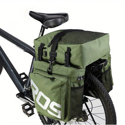 Bicycle Rear Rack Bag Set - Durable & Spacious Cycling Storage-black V1102-139-BLA-02260