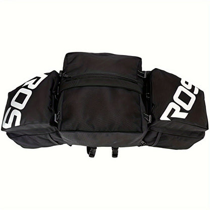 Bicycle Rear Rack Bag Set - Durable & Spacious Cycling Storage-black V1102-139-BLA-02260