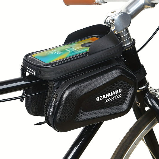 Bicycle Phone Bag for 7-Inch Devices, Durable Bike Accessory V1102-139-BLA-22267