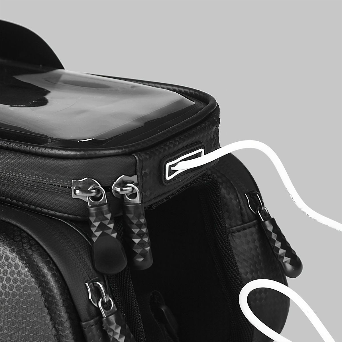 Bicycle Phone Bag for 7-Inch Devices, Durable Bike Accessory V1102-139-BLA-22267