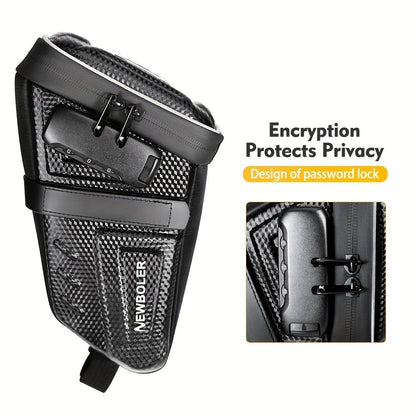 Bicycle Saddle Bag - Large Capacity Water-Resistant Storage for Cycling Essentials V1102-139-BLA-80416