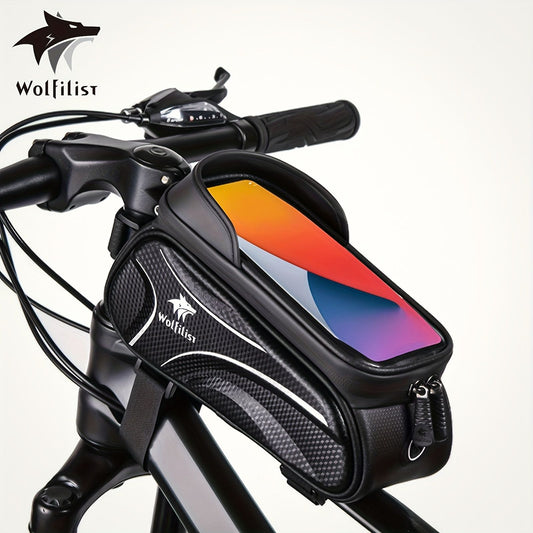 Bicycle Phone Bag for 7-Inch Devices, Durable Bike Accessory V1102-139-BLA-83763