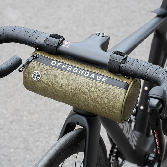 OFFBONDAGE Bicycle Handlebar Bag - Durable Cycling Storage for Australian Riders V1102-139-GRE-75430