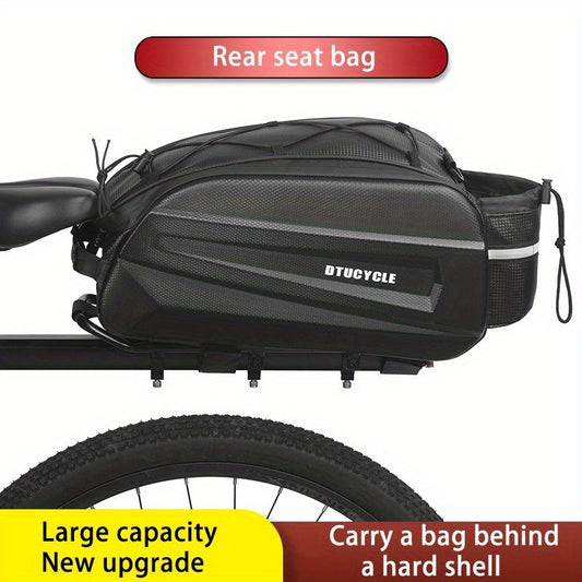 bicycle saddle bag, cycling accessories, large capacity saddle bag, weather-resistant bike bag, Australian V1102-139-WHI-15137