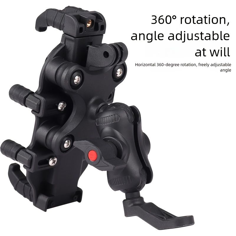 Motorcycle Phone Mount Octopus Fixation Anti-Shock Anti-Shake V1102-140-BLA-25585