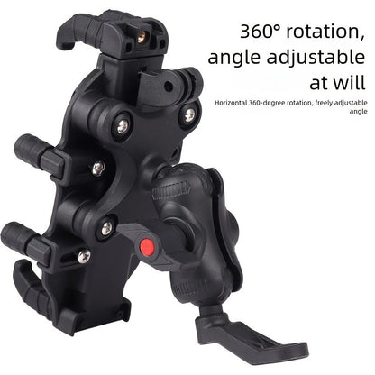 Motorcycle Phone Mount Octopus Fixation Anti-Shock Anti-Shake V1102-140-BLA-25585