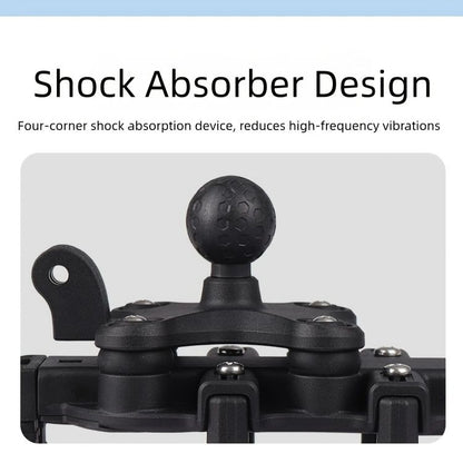 Motorcycle Phone Mount Octopus Fixation Anti-Shock Anti-Shake V1102-140-BLA-25585