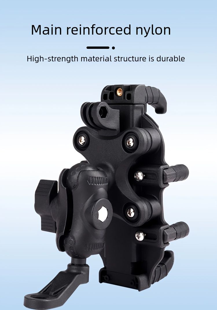 Motorcycle Phone Mount Octopus Fixation Anti-Shock Anti-Shake V1102-140-BLA-25585