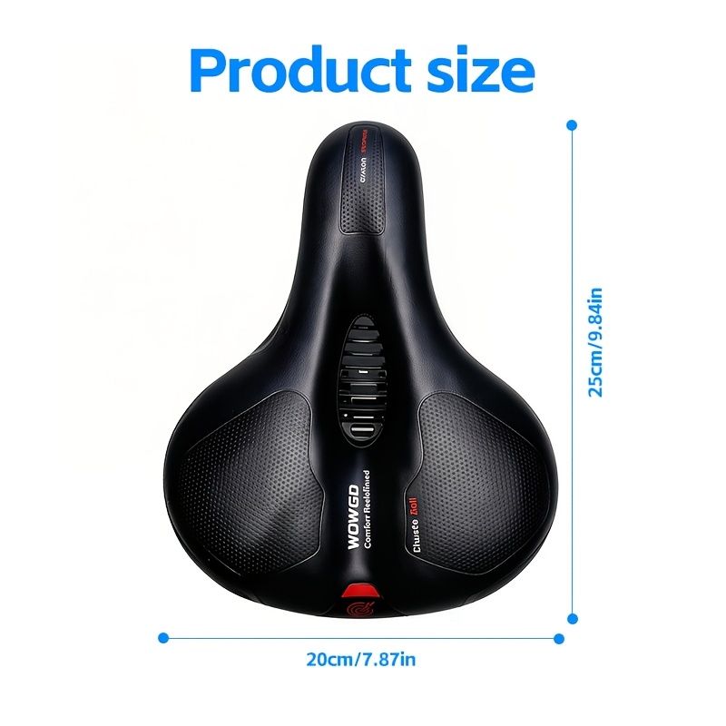 bicycle saddle, comfortable bicycle saddle, high-quality bike parts, granular surface saddle, hollow-out V1102-140-BLA-77602