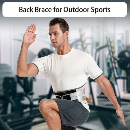 Black lumbar support belt, back pain relief, adjustable back brace, posture corrector, fitness support belt, V1102-141-BLA-11513