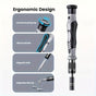 Black precision screwdriver set, drill bit set, DIY tools, professional tools, high-quality tools, V1102-145-BLA-30313