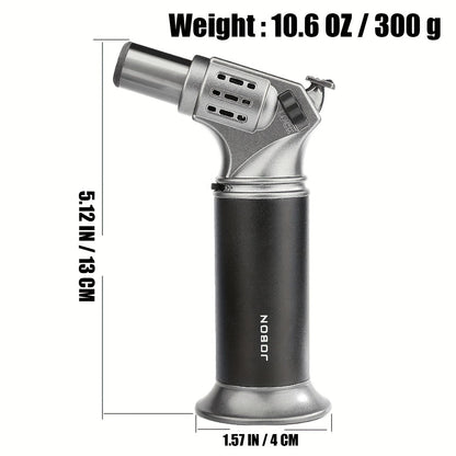 Jet Flame Torch Lighter, Wind-resistant Lighter, Refillable Butane Lighter, Electrician Soldering Tool, DIY V1102-145-BLA-63162