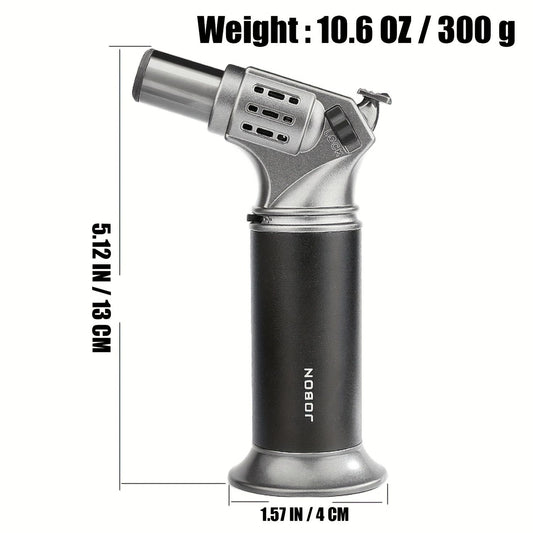 Jet Flame Torch Lighter, Wind-resistant Lighter, Refillable Butane Lighter, Electrician Soldering Tool, DIY V1102-145-BLA-63162