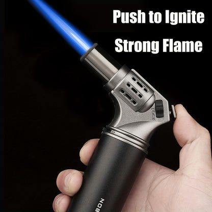 Jet Flame Torch Lighter, Wind-resistant Lighter, Refillable Butane Lighter, Electrician Soldering Tool, DIY V1102-145-BLA-63162