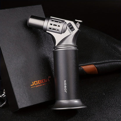 Red Jet Flame Torch Lighter, Wind-resistant Lighter, Refillable Butane Lighter, Electrician Soldering Tool, V1102-145-SIL-93714