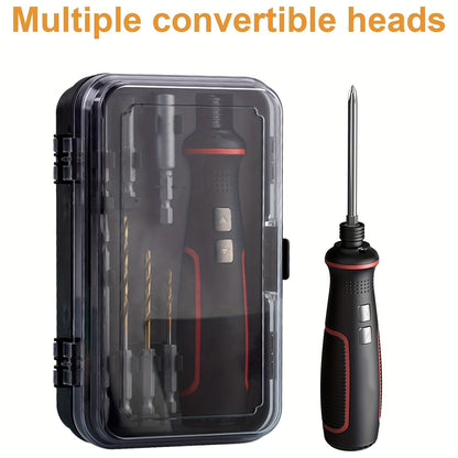 41-in-1 electric screwdriver, rechargeable screwdriver, multi-functional tool set, DIY tools, professional V1102-147-BLA-04074