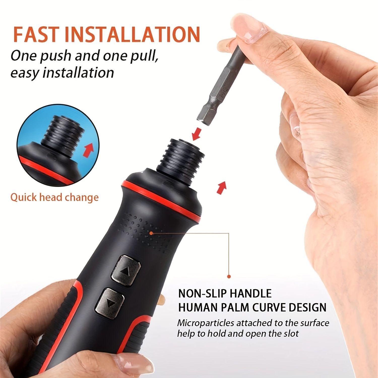 41-in-1 electric screwdriver, rechargeable screwdriver, multi-functional tool set, DIY tools, professional V1102-147-BLA-04074