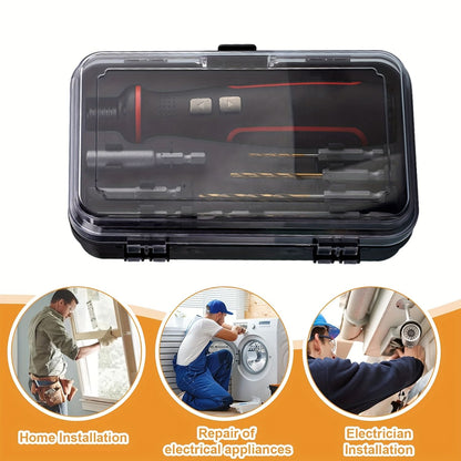 41-in-1 electric screwdriver, rechargeable screwdriver, multi-functional tool set, DIY tools, professional V1102-147-BLA-04074