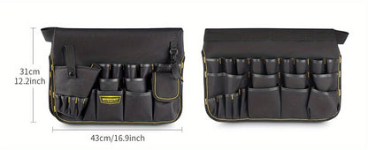 Black bucket tool organizer, tool storage, heavy duty tool organizer, multiple tool pockets, DIY tool V1102-148-SIL-80786