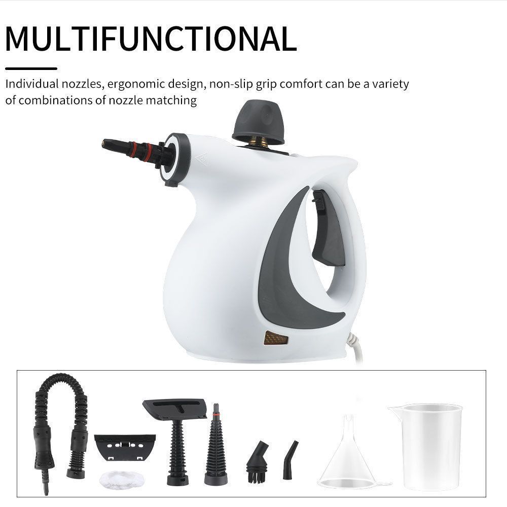 multifunctional steam cleaner, high-pressure steam cleaner, home cleaning Australia, air conditioner cleaner, kitchen range hood cleaner, chemical-free cleaning, steam sanitizer - Yellow - Size A12-piece set