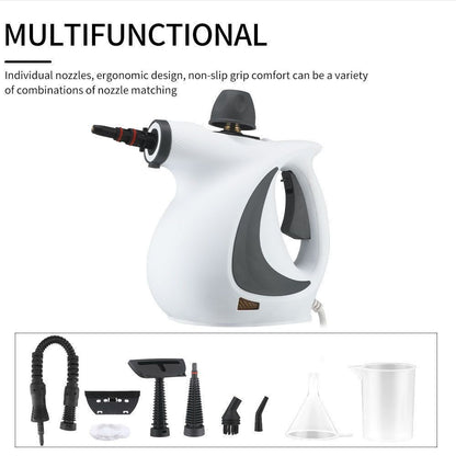 multifunctional steam cleaner, high-pressure steam cleaner, home cleaning Australia, air conditioner cleaner, kitchen range hood cleaner, chemical-free cleaning, steam sanitizer - Yellow - Size A12-piece set
