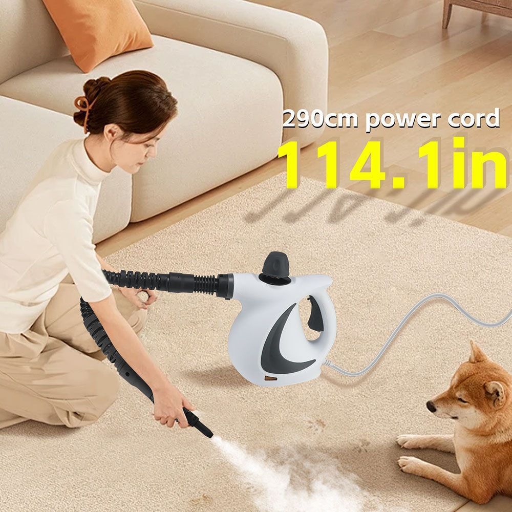 multifunctional steam cleaner, high-pressure steam cleaner, home cleaning Australia, air conditioner cleaner, kitchen range hood cleaner, chemical-free cleaning, steam sanitizer - Yellow - Size A12-piece set