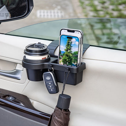 car door storage, cup holder organizer, car accessories, car interior organization, car essentials, car V1102-800-61487