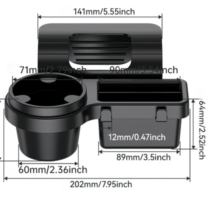 car door storage, cup holder organizer, car accessories, car interior organization, car essentials, car V1102-800-61487