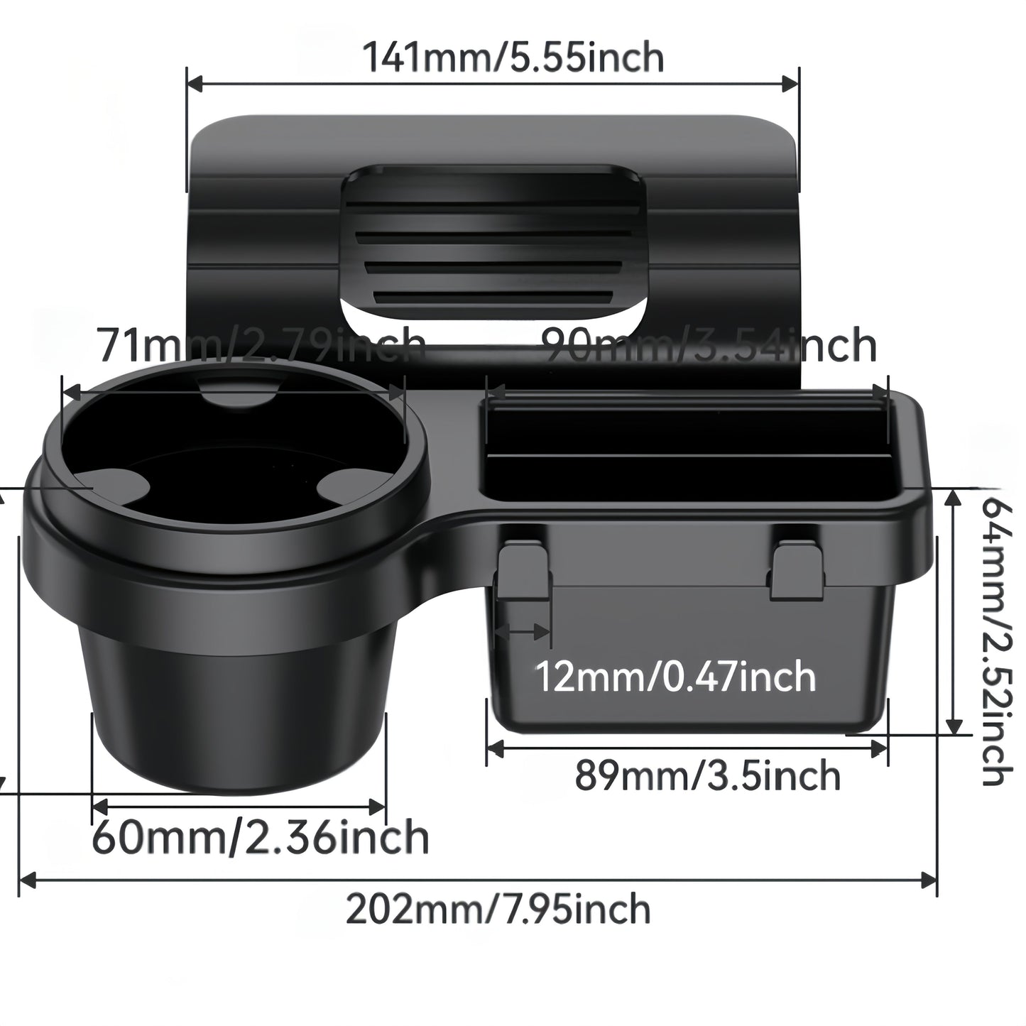 car door storage, cup holder organizer, car accessories, car interior organization, car essentials, car V1102-800-61487