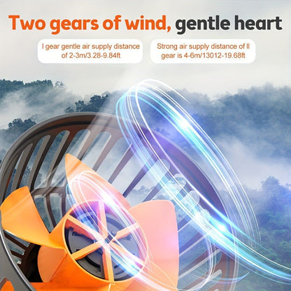 3-Head Car Circulating Fan with Multi-Directional Airflow V1102-800-BLA-11523