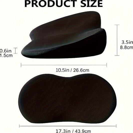 car armrest cushion, armrest pad, driving comfort accessory, car seat cushion, universal armrest cover, V1102-800-BLA-54856