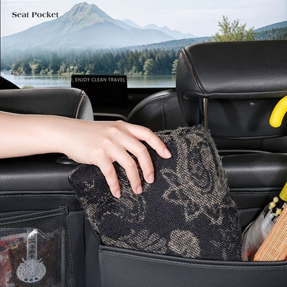 car trunk organizer, car storage, car accessories, high quality organizer, multiple compartments, trunk V1102-805-BLA-29863