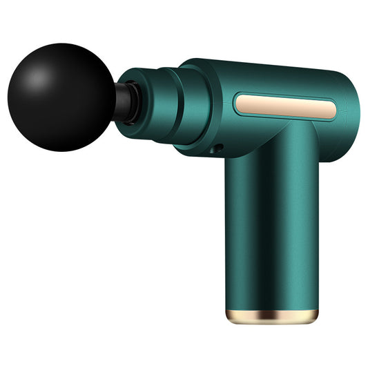 Green Portable Deep Tissue Massager | 6-Speed & 4 Heads & 15-Min Timer|Professional Muscle Recovery, Anytime V1102-AMY003