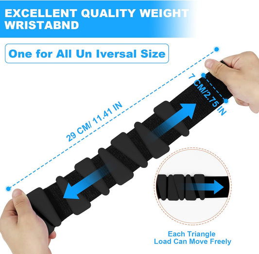 Wrist Weights Set of 2, Adjustable Silicone Workout Weights for Women and Men, Wearable Ankle/Wrist Weights V1102-B0BZR6YGF1