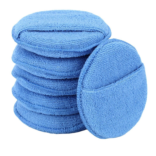 Microfiber Wax Applicator Pads, Car Wax Applicator with Finger Pocket, Buffing & Detail Polishing Foam Pads V1102-B0CLH8GTH3
