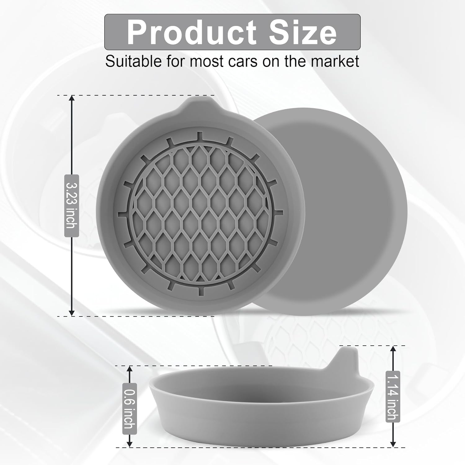 Car Cup Holder Coaster, Silicone Cup Holder Insert, Universal Anti-Slip Cup Holder, Auto Accessories Interior V1102-B0CWQ78C9F