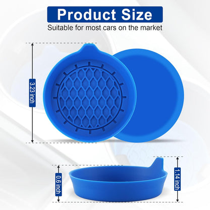Car Cup Holder Coaster, Silicone Cup Holder Insert, Universal Non-Slip Cup Holder, Auto Accessories Interior V1102-B0CWQ8167J