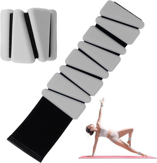 Wrist Weights Set of 2, Adjustable Silicone Workout Weights for Women and Men, Wearable Ankle/Wrist Weights V1102-B0CZQRY26Y