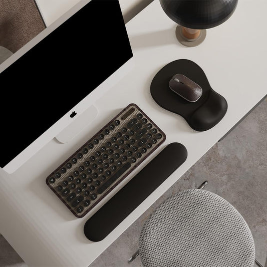 Gel Wrist Rest Mouse Pad - Ergonomic Office Mouse Pad with Wrist Support - Non-Slip, Design Desktop Accessory V1102-B0D3RSDDQT