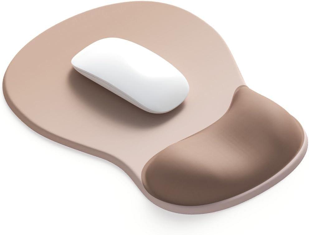 Gel Wrist Rest Mouse Pad - Ergonomic Office Mouse Pad with Wrist Support - Non-Slip Design Desktop Accessory V1102-B0DK4GRHXM
