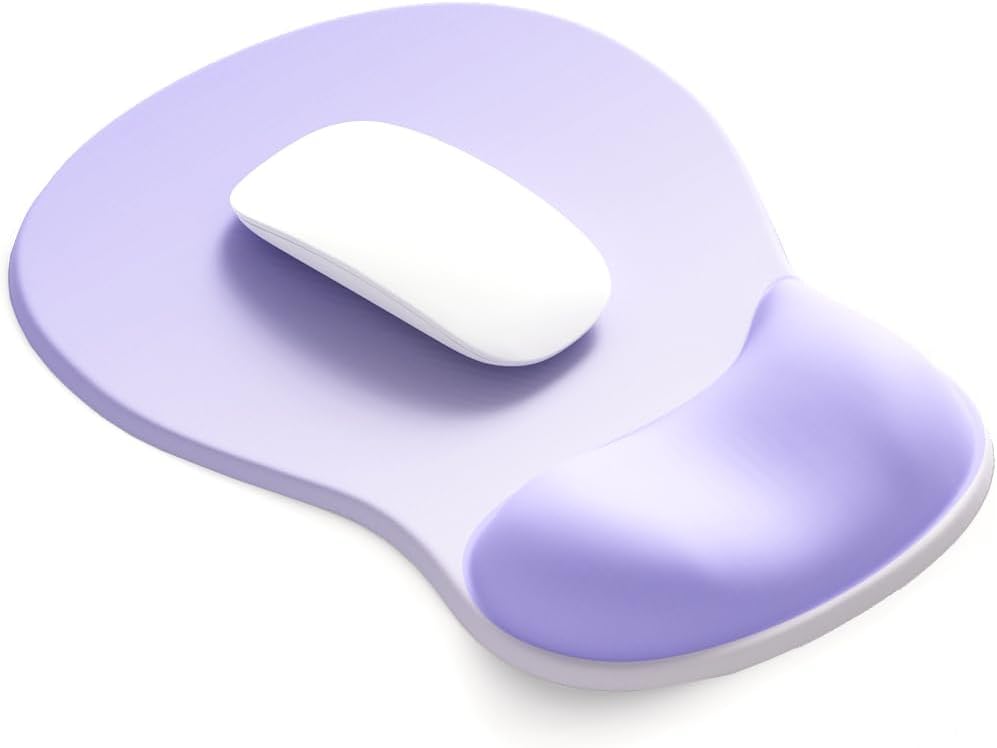 Gel Wrist Rest Mouse Pad - Ergonomic Office Mouse Pad with Wrist Support - Non-Slip Design Desktop Accessory V1102-B0DSVRJVG7